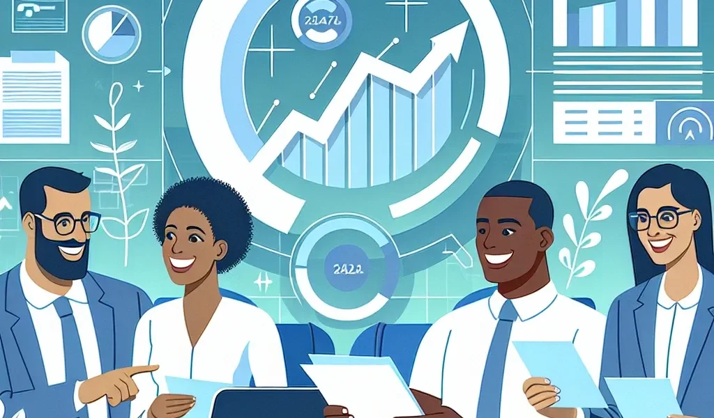 "Infographic showing TCS salary hike details for 2024, highlighting 4-8% increment letters for employees, illustrating key insights and analysis of salary adjustments at Tata Consultancy Services."