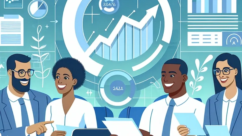 "Infographic showing TCS salary hike details for 2024, highlighting 4-8% increment letters for employees, illustrating key insights and analysis of salary adjustments at Tata Consultancy Services."