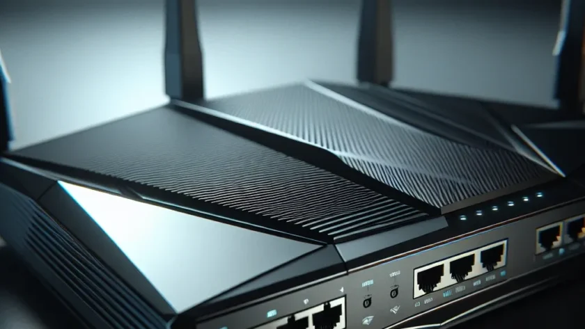 "Netgear Nighthawk Pro Gaming Router showcasing advanced gaming features and sleek design, ideal for serious gamers seeking high-performance internet connectivity for seamless online gameplay."