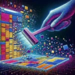 "Image illustrating the process of creating a web scraper that adapts to layout changes, showcasing code snippets and flowcharts for modern web data extraction techniques."