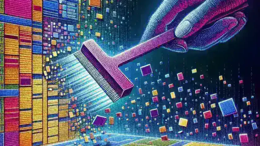 "Image illustrating the process of creating a web scraper that adapts to layout changes, showcasing code snippets and flowcharts for modern web data extraction techniques."