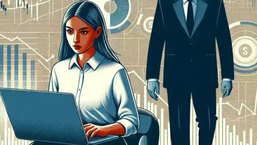 "Image depicting a financial advisor discussing stock market trends with clients, symbolizing the impact of SEBI's crackdown on finfluencers and unauthorized financial advisory services."
