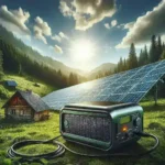 "Goal Zero's new solar generator showcasing portable design and efficient solar panels, perfect for off-grid adventures and sustainable energy solutions."