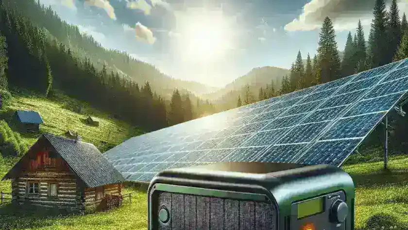 "Goal Zero's new solar generator showcasing portable design and efficient solar panels, perfect for off-grid adventures and sustainable energy solutions."
