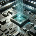 "Embedded AI coprocessors enabling seamless background processing in smart devices, showcasing advanced technology for enhanced performance and efficiency."